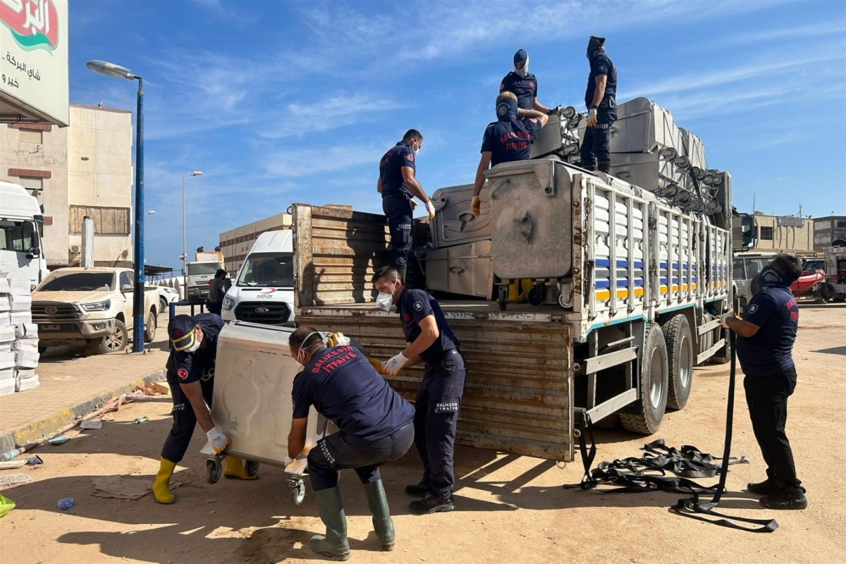 Libya’da arama kurtarma çalışmaları sürüyor