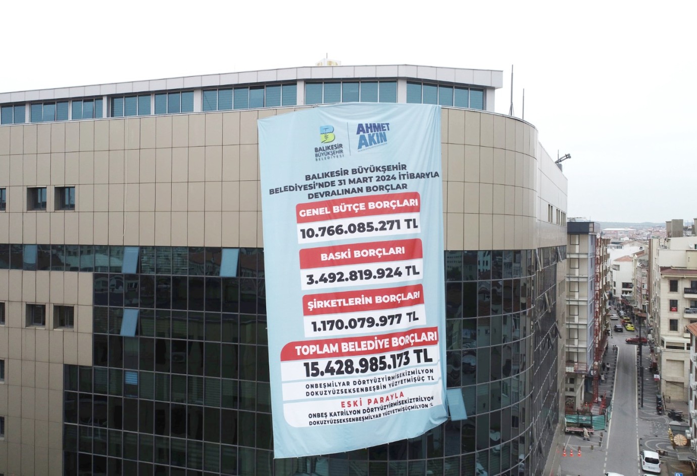 Balıkesir Büyükşehir’de devralınan toplam borç: 15.5 Milyar TL