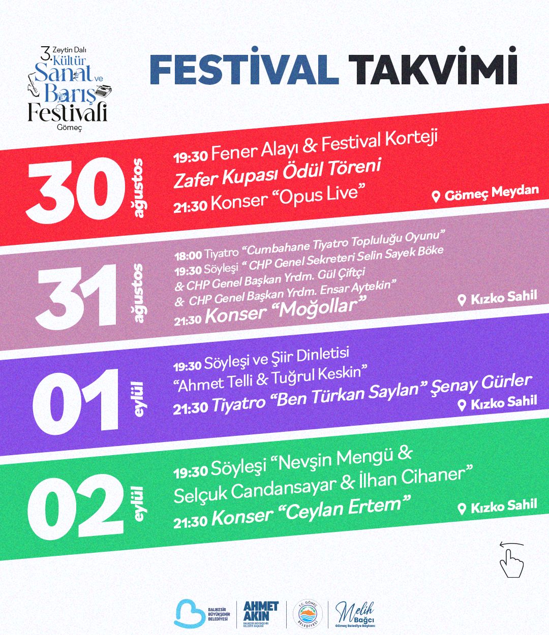 3. Zeytin Dalı Kültür Sanat ve Barış Festivali başladı