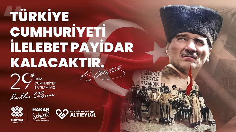 BAŞKAN ŞEHİRLİ: “ATATÜRK, ULUSAL MÜCADELEMİZİ CUMHURİYET İLE TAÇLANDIRMIŞTIR”