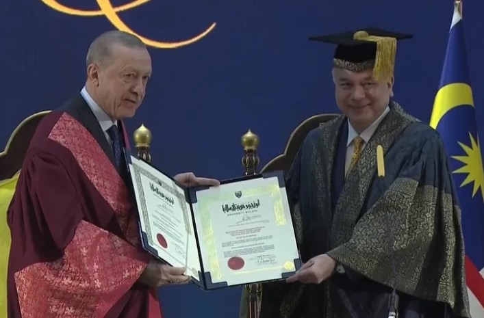 Cumhurbaşkanı Erdoğan'a Malezya'dan Fahri Doktora Unvanı