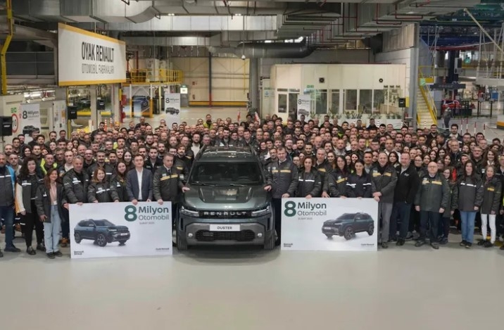 Oyak Renault’da 8 Milyonuncu Araç Üretildi!