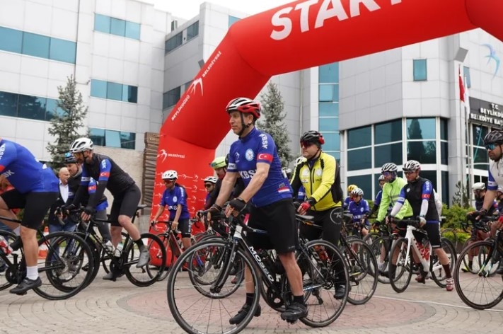 Sporcular 8. Kez Şehitler Anısına Pedal Çevirdi