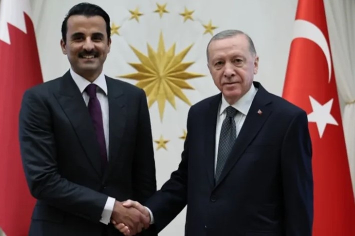 Erdoğan ve Katar Emiri Al Sani’den Önemli Görüşme
