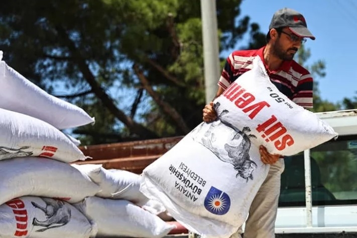 Antalya’da Yem Desteğiyle Süt Üretiminde Güçlü Artış