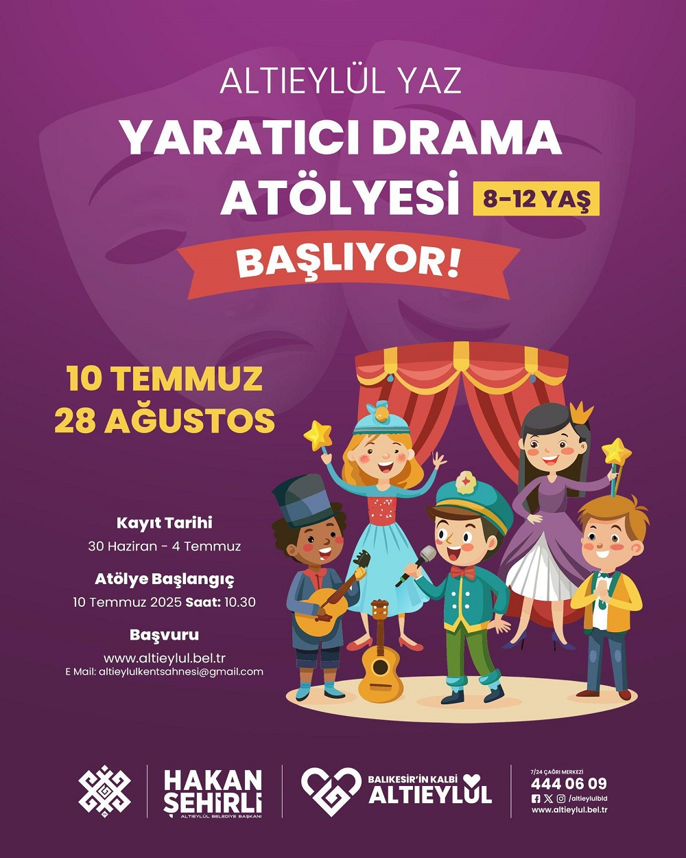 ALTIEYLÜL’DE DRAMA ATÖLYESİ BAŞLIYOR