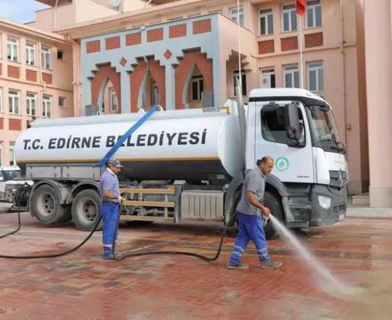 Edirne, Eğitim Yılı Öncesi Okul ve Çevre Düzenlemelerini Bitiriyor