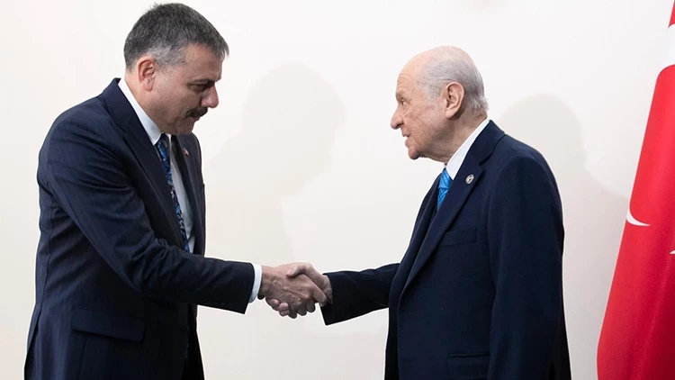 İçişleri Bakanı Çiftçi, Bahçeli’yi TBMM’de Ziyaret Etti