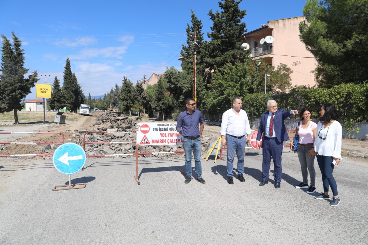 BAŞKAN DEVECİLER DENETKO YOLUNU İNCELEDİ