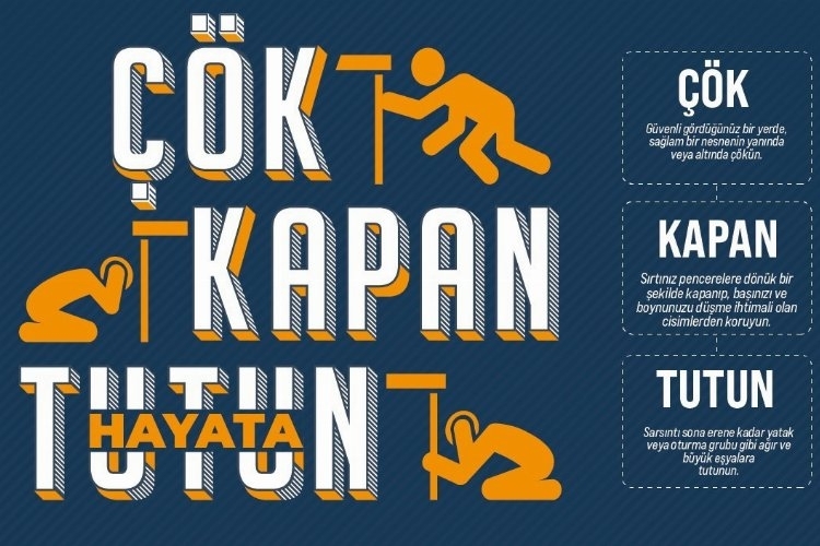 12 Kasım'da ÇÖK-KAPAN-TUTUN Tatbikatı