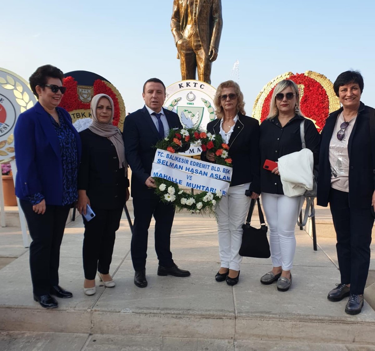 Edremitli muhtarlar Kıbrıs’ta