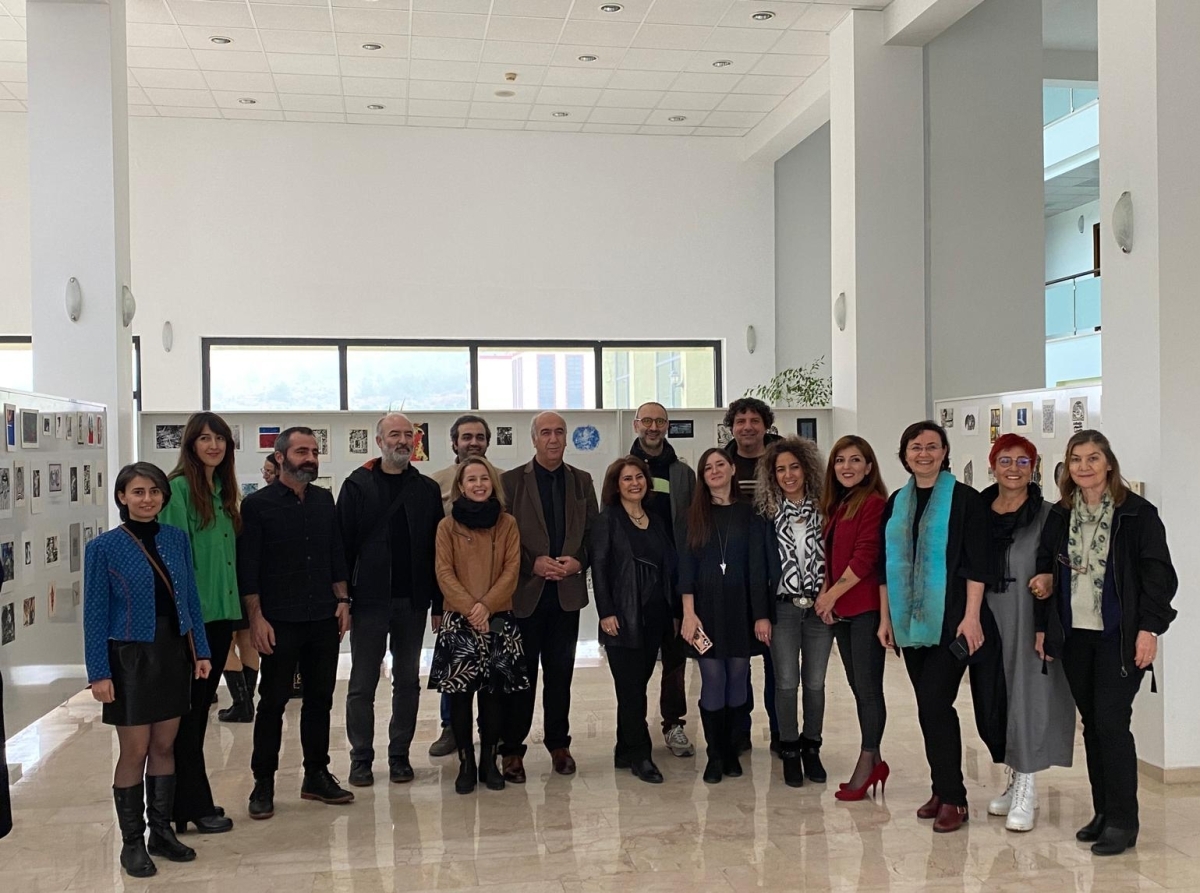 BAÜN Güzel Sanatlar Fakültesinden Uluslararası Baskıresim Sergisi