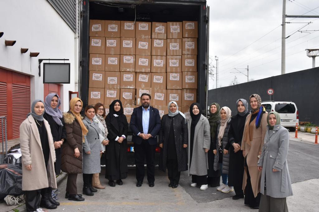 AK PARTİ'Lİ KADINLARDAN SICAK SOFRALAR İÇİN İLK SEVKİYAT
