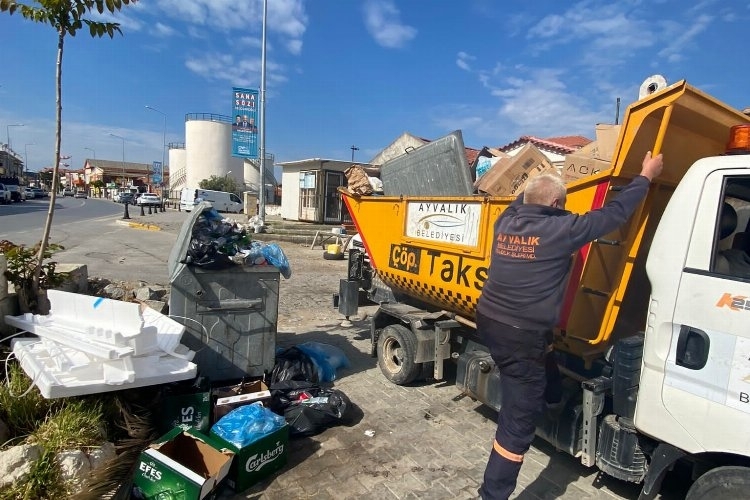 Ayvalık'ta detaylı temizlik