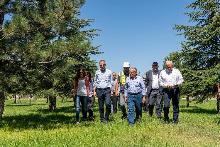 Recep Tayyip Erdoğan Millet Bahçesi Projesini Yakından İzliyor