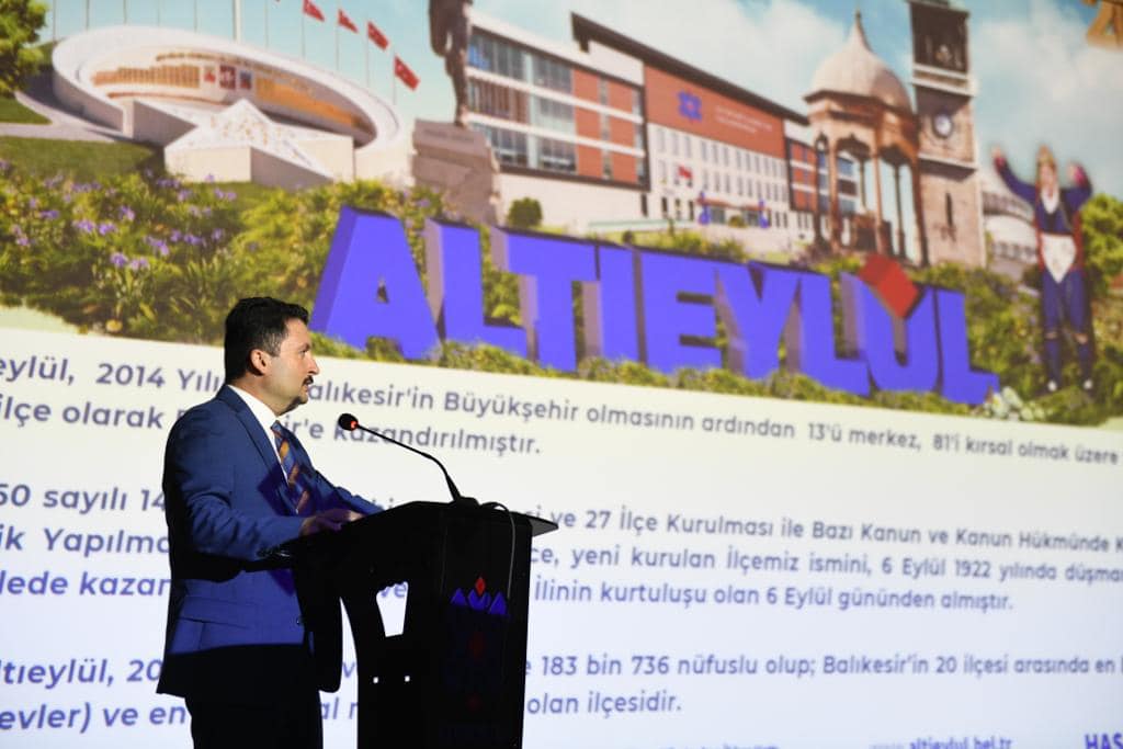 BAŞKAN AVCI VİZYON PROJELERİNİN SUNUMUNU YAPTI