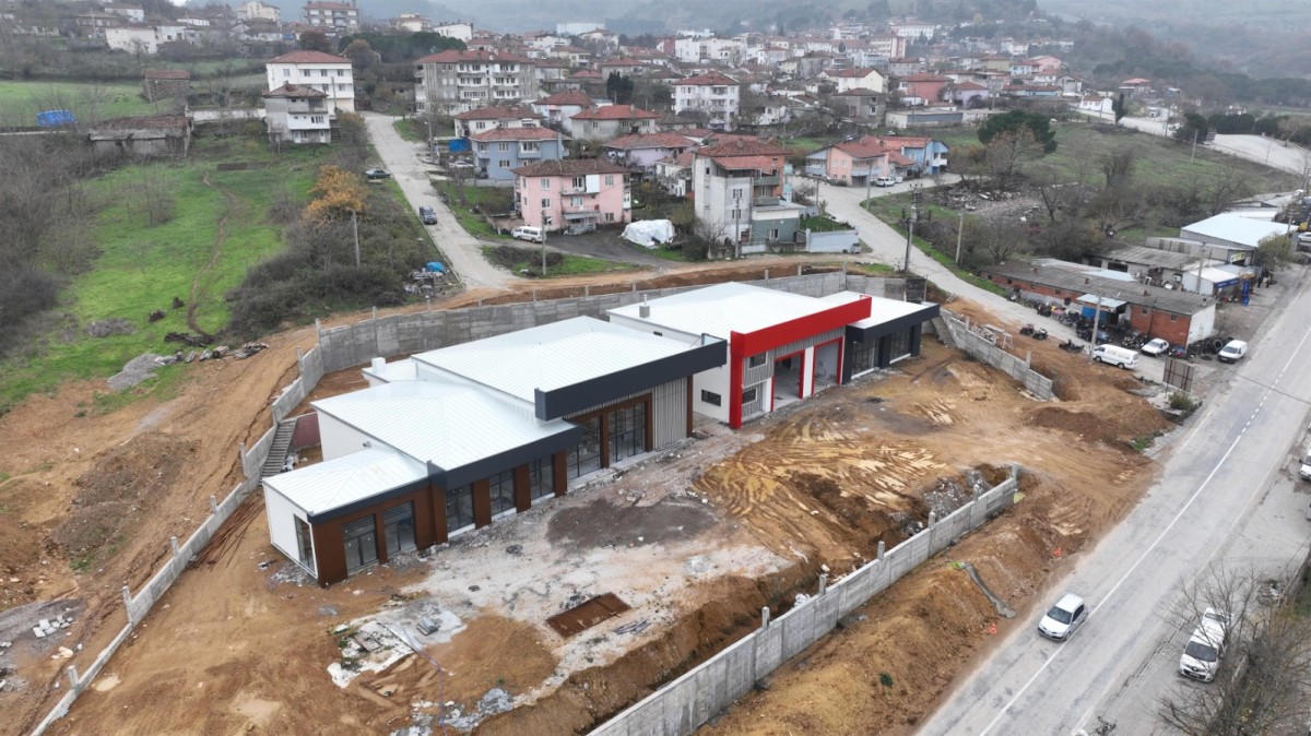 Balya’da terminal ve itfaiye  istasyonunda sona gelindi  