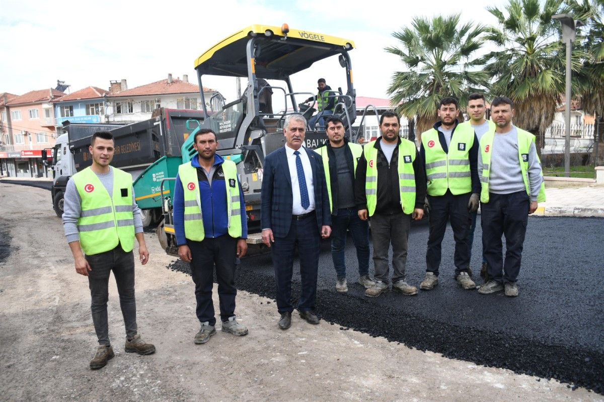 Savaştepe’nin çehresini değiştiren yatırımlar devam ediyor