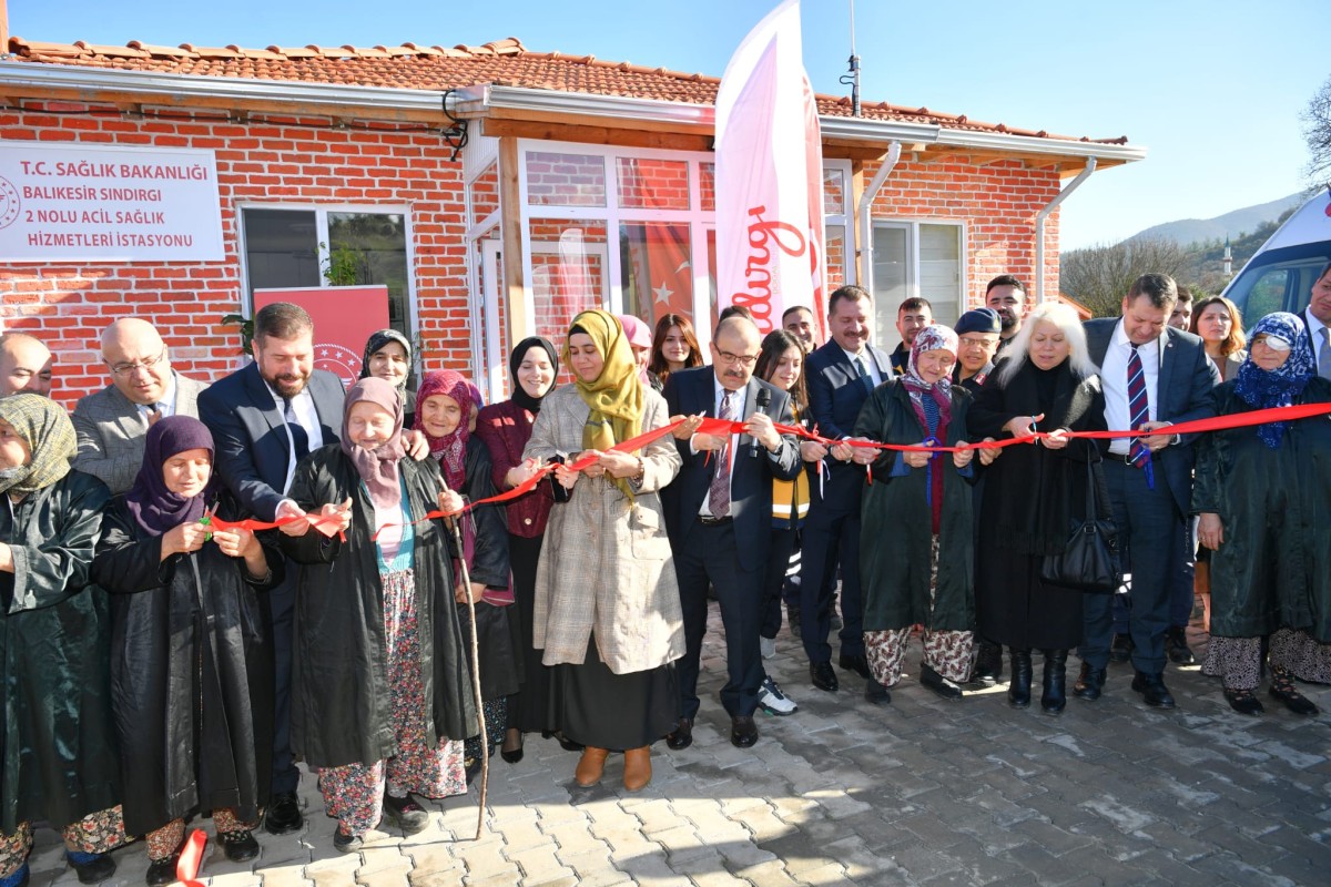 Sındırgı 2 Nolu Acil Sağlık Hizmetleri İstasyonu Hizmete Açıldı