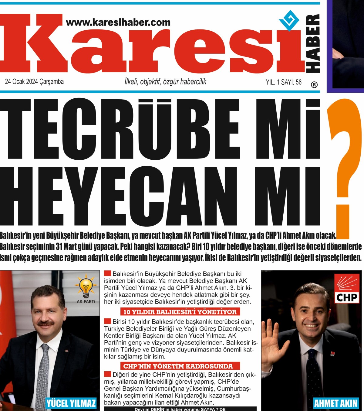Tecrübe mi? Heyecan mı?