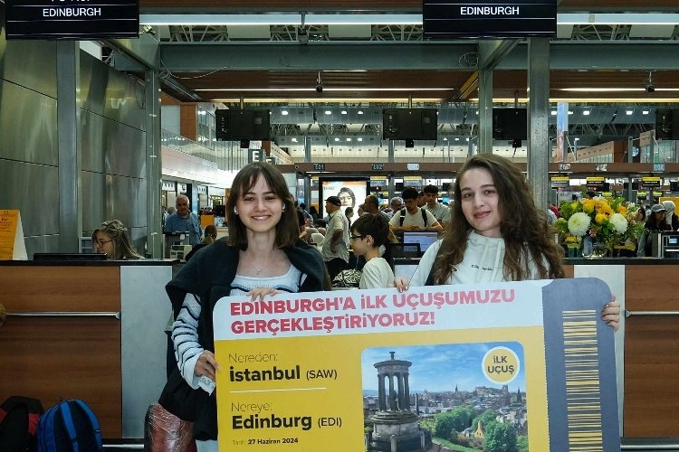 İstanbul Sabiha Gökçen Havalimanı'ndan Edinburgh'a yeni uçuş hattı açıldı
