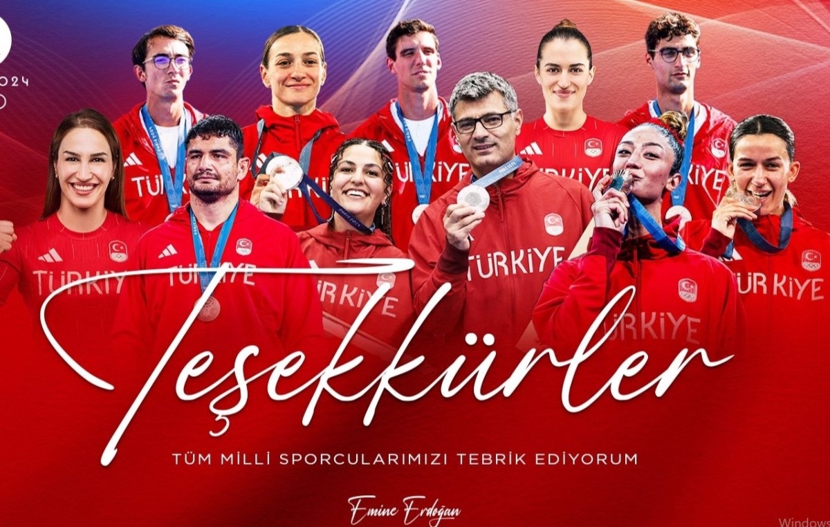 Emine Erdoğan'dan millî sporculara Olimpiyat teşekkürü