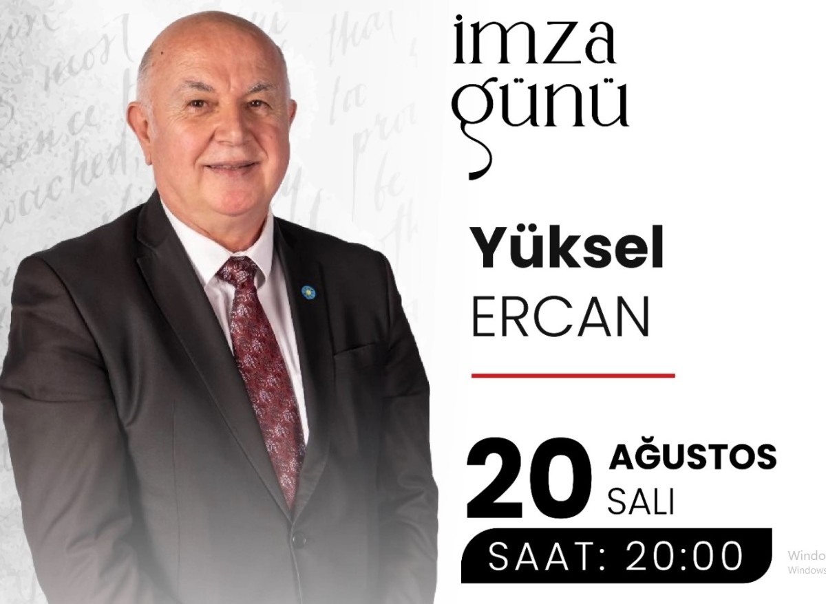 Yüksel Ercan, Edremit Kitap Fuarı'nda yer aldı