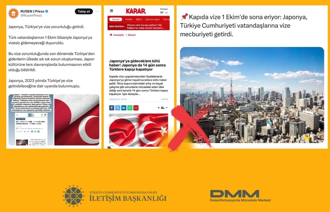 Japonya'nın Türkiye'ye Vize Zorunluluğu Getirdiği İddiası!